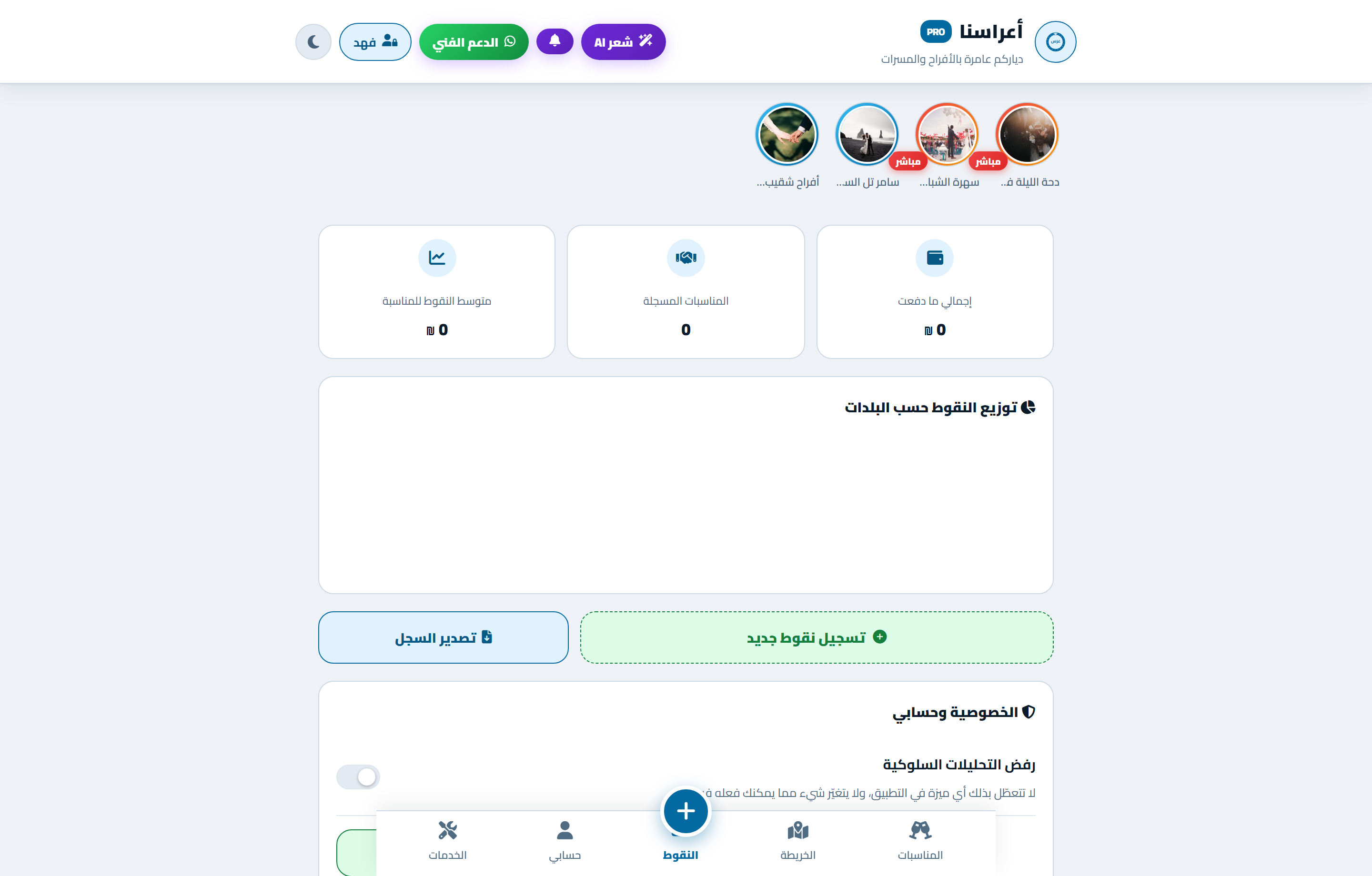 دفتر النقوط المالي الرقمي